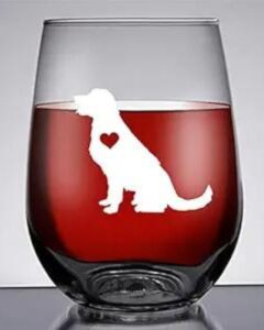 Golden Retriever Wine Tumbler